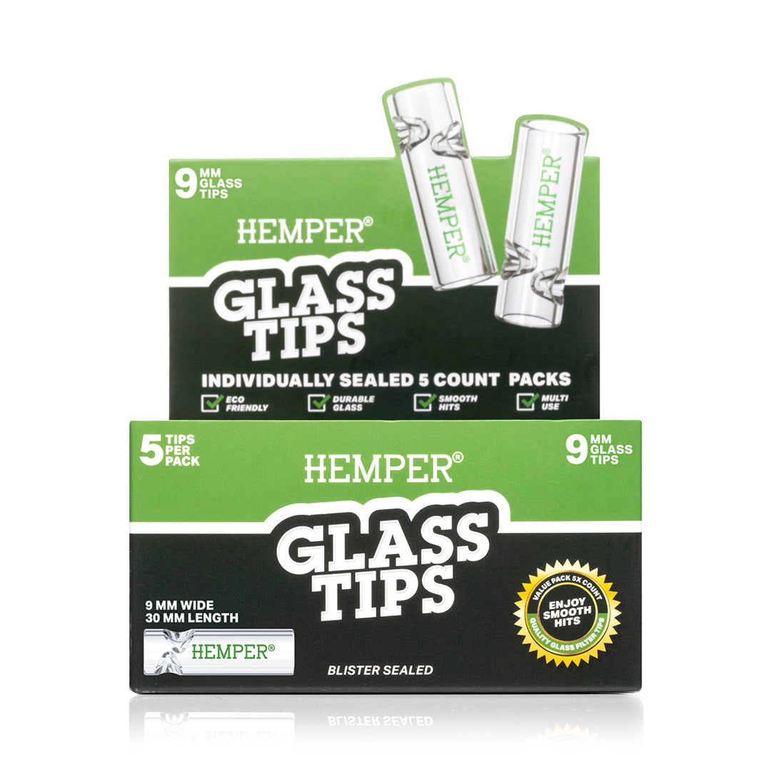 Hemper - Glass Tips 9mm | 5 Stk. Blister