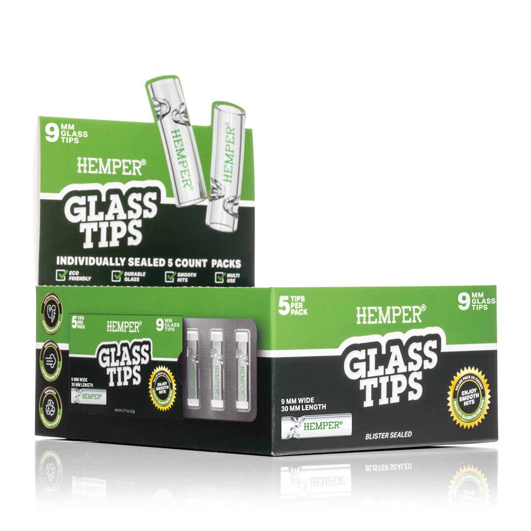 Hemper - Glass Tips 9mm | 5 Stk. Blister