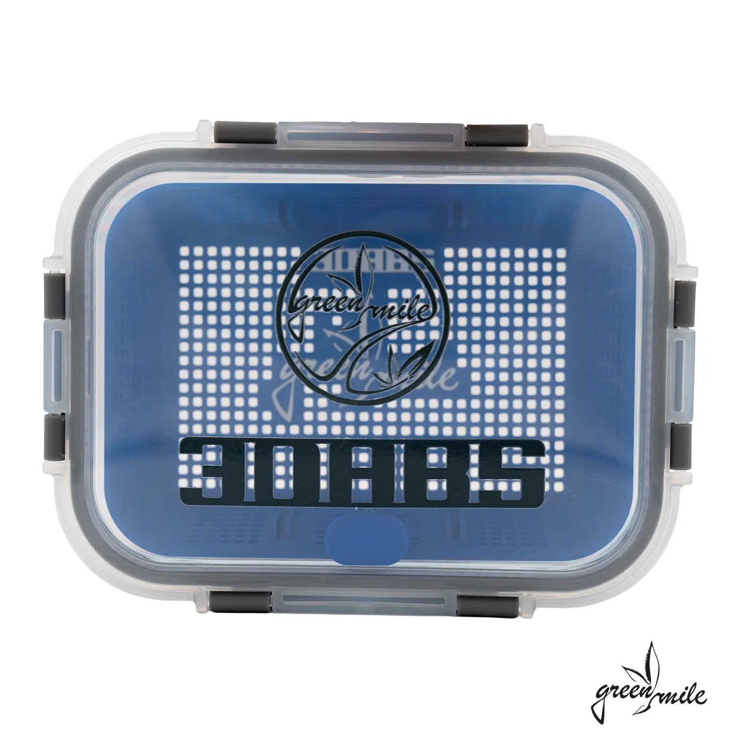 3Dabs x Green Mile, Terp Bath, Blau, Deckel geschlossen