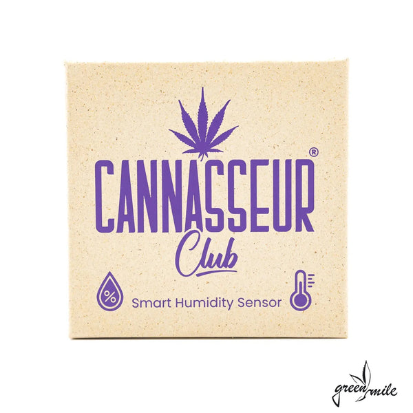 Cannasseur Club Smart Humidity Sensor Verpackung Frontansicht