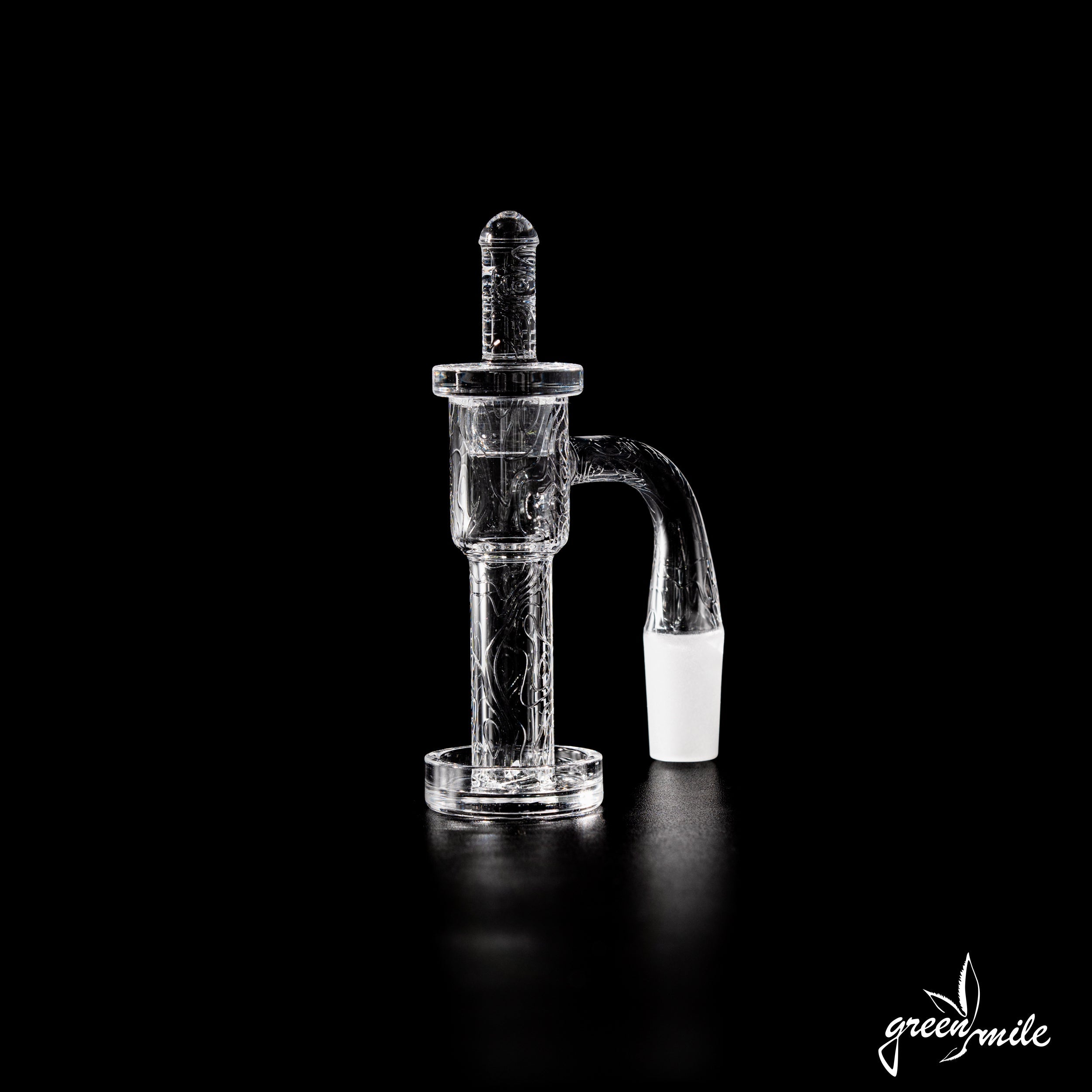 Quartz Sluper "Baum" 14mm Frontansicht mit Cap