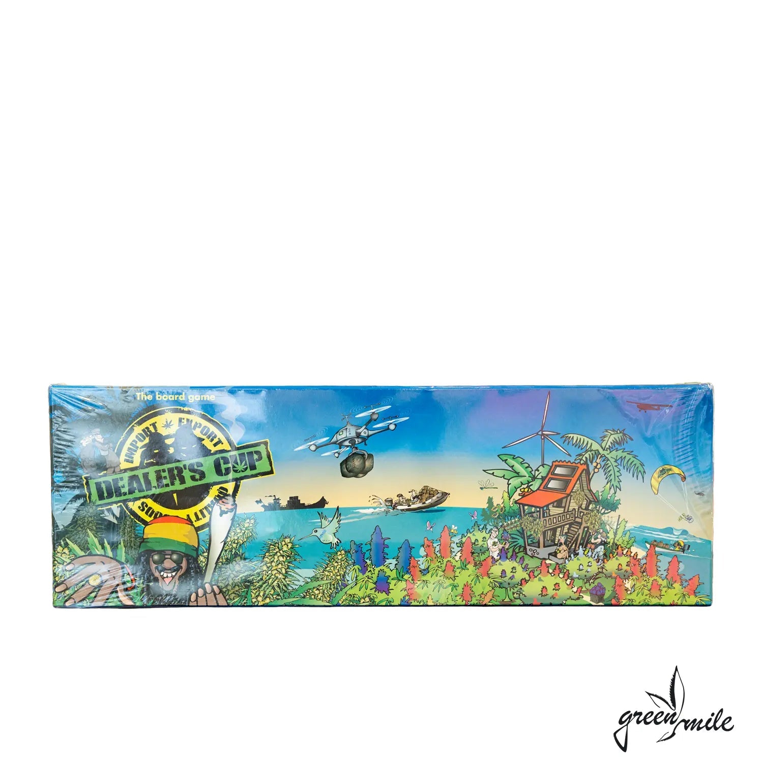 Dealers Cup das Brettspiel Deckelfront