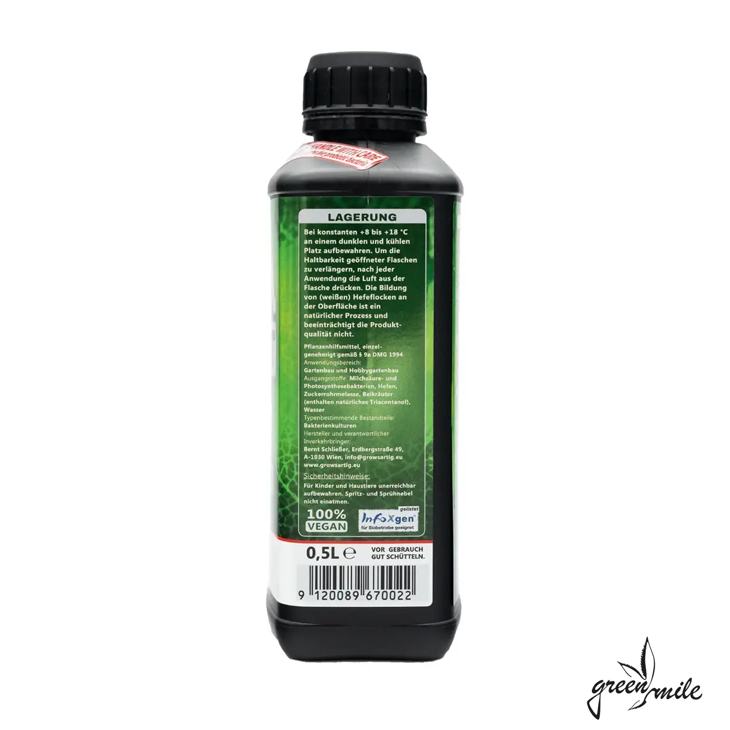 Alfa Boost, All in One Pflanzenbooster, 100% Organisch, 0,5L, Seitenansicht 2