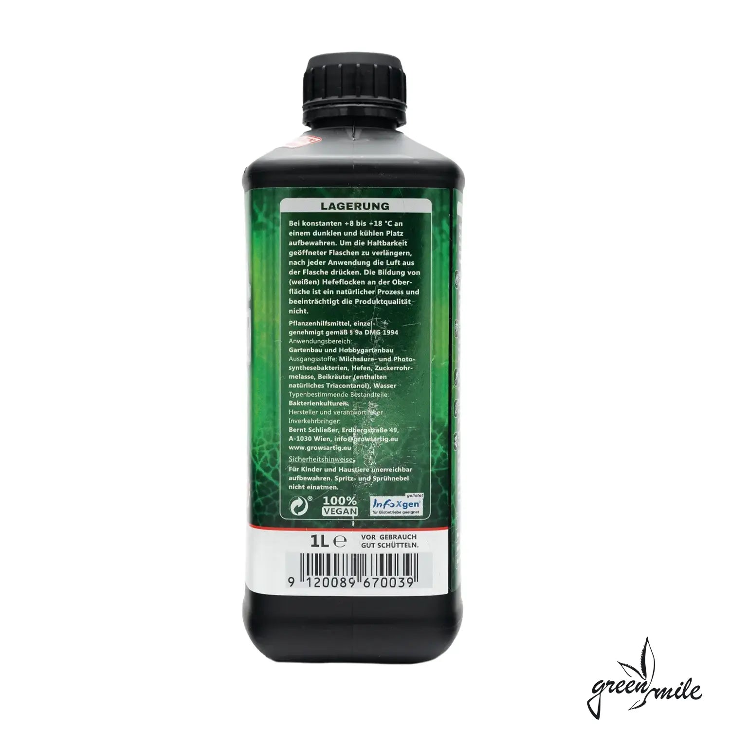 Alfa Boost, All in One Pflanzenbooster, 100% Organisch, 1L, Seitenansicht 2