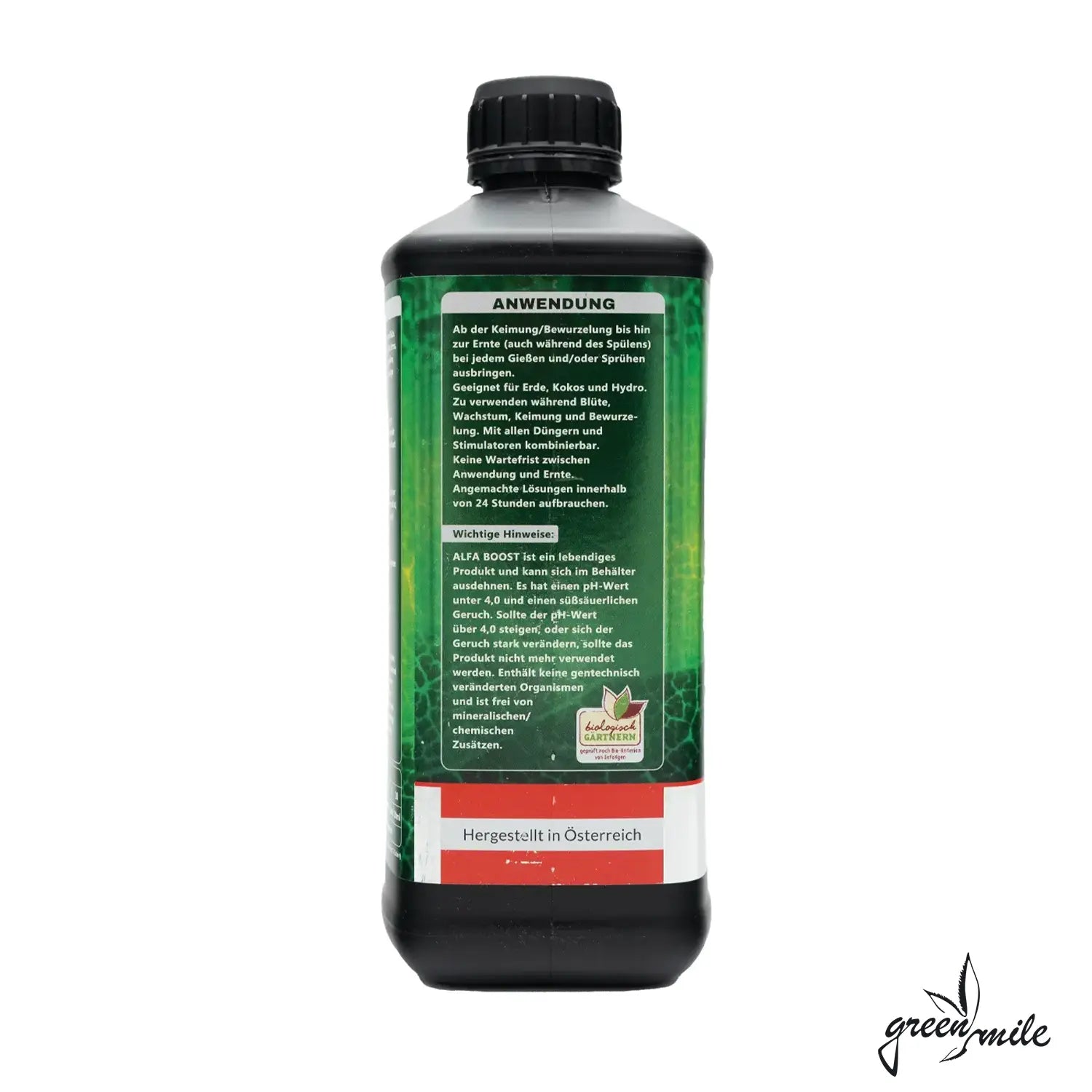 Alfa Boost, All in One Pflanzenbooster, 100% Organisch, 1L, Seitenansicht