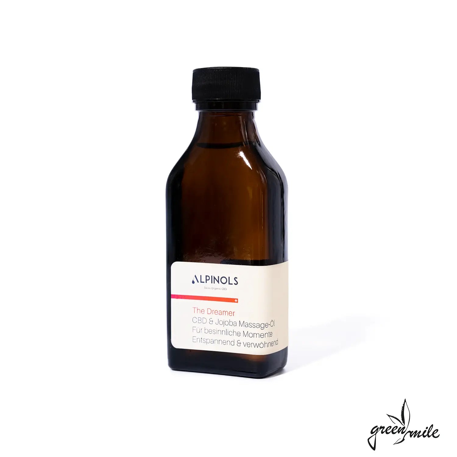 Alpinols, The Dreamer, CBD und Jojoba Massageöl, 100ml, Flasche