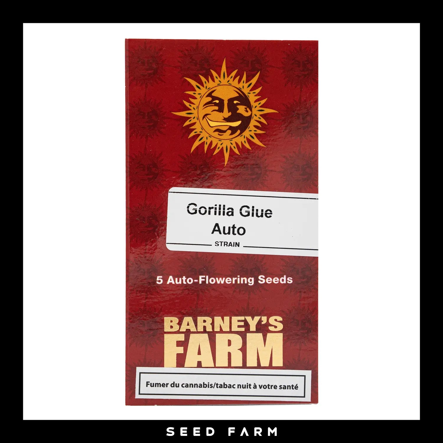 Barneys Farm, Gorilla Glue, automatische Cannabis Samen, 5 Stück, Vorderansicht