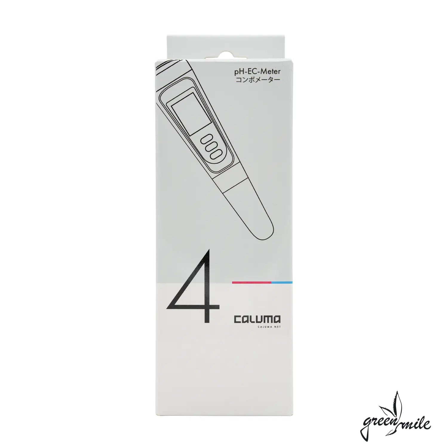 Caluma, EC Messgerät, Verpackung, Vorderansicht