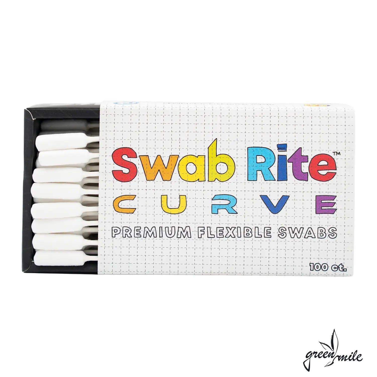 Dab Rite x Wookerson, Swab Rite, Curved Swabs, Verpackung, Vorderansicht, Offen