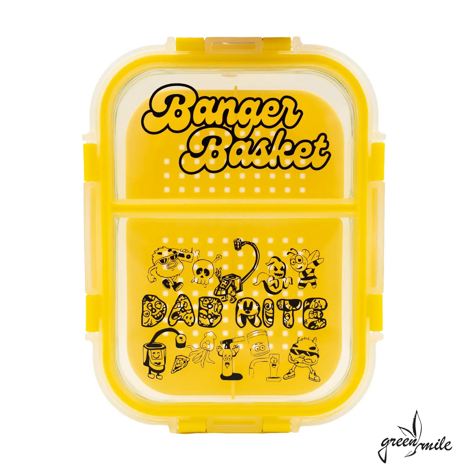 Dab Rite x Trevy Metal, Banger Basket, Collage, Vorderansicht