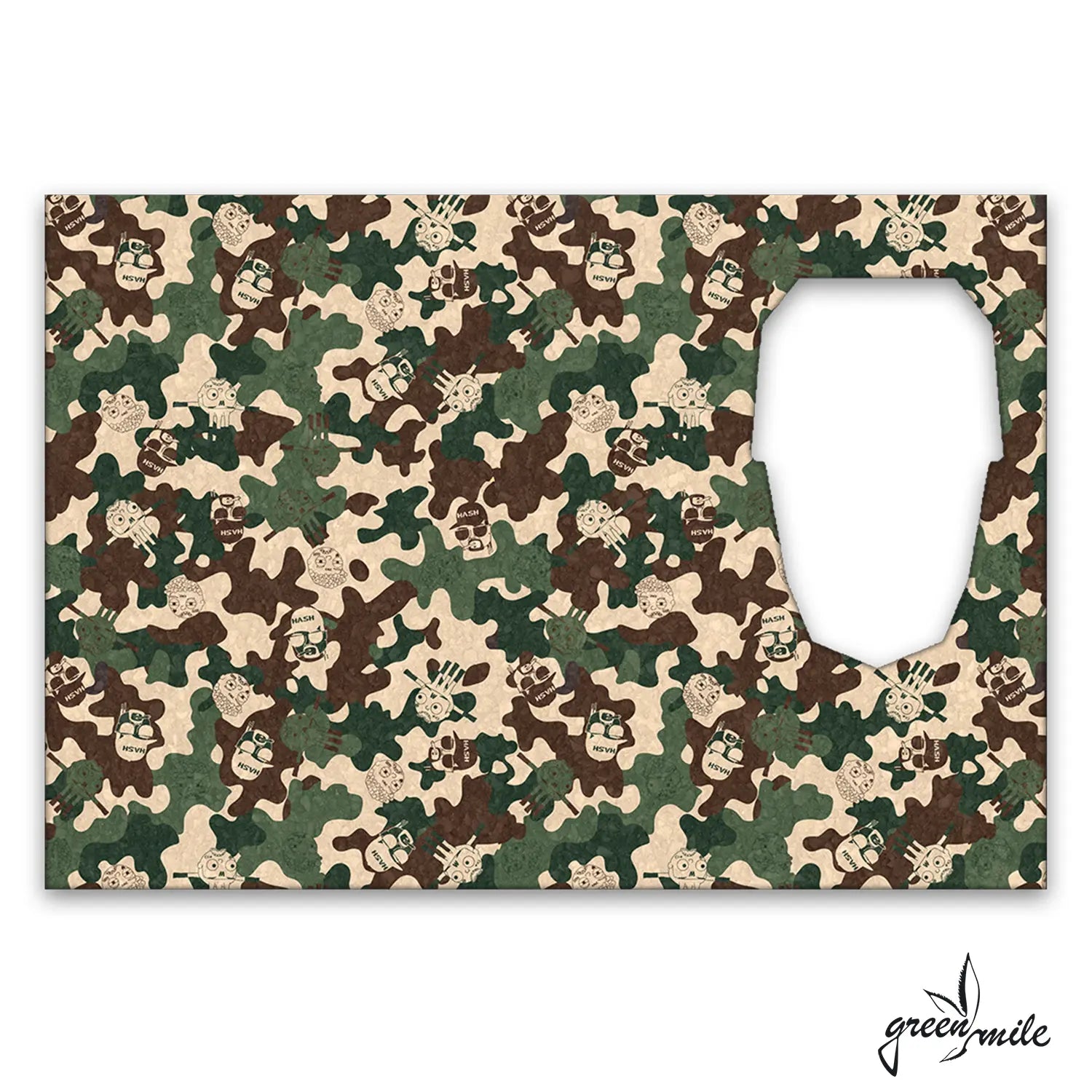 Dab Rite x Waterboyz, Camo, Moodmat, Frontansicht