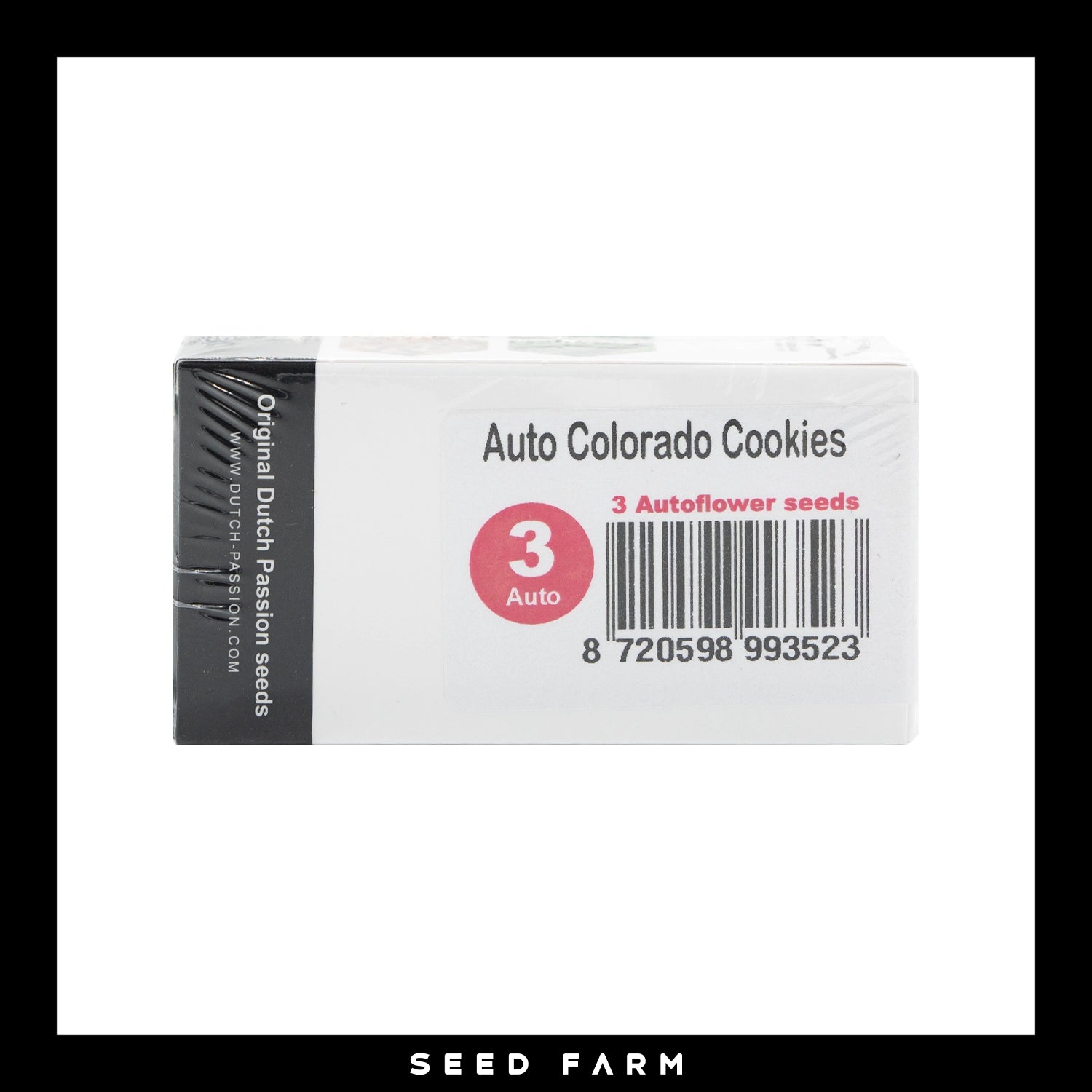 Dutch Passion, Colorado Cookies, automatische Cannabis Samen, 3 Stück, Vorderansicht