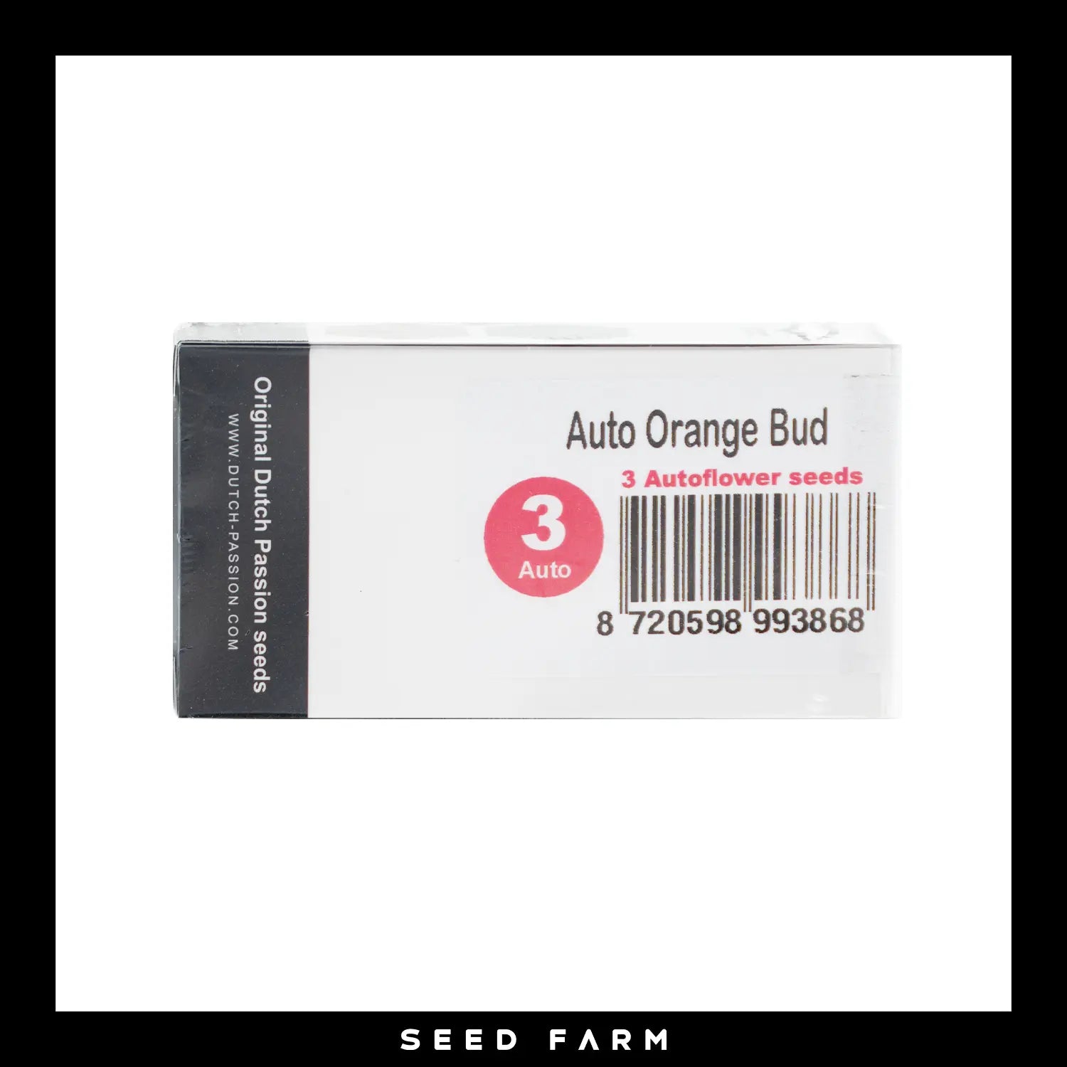 Dutch Passion, Orange Bud, automatische Cannabis Samen, 3 Stück, Vorderansicht