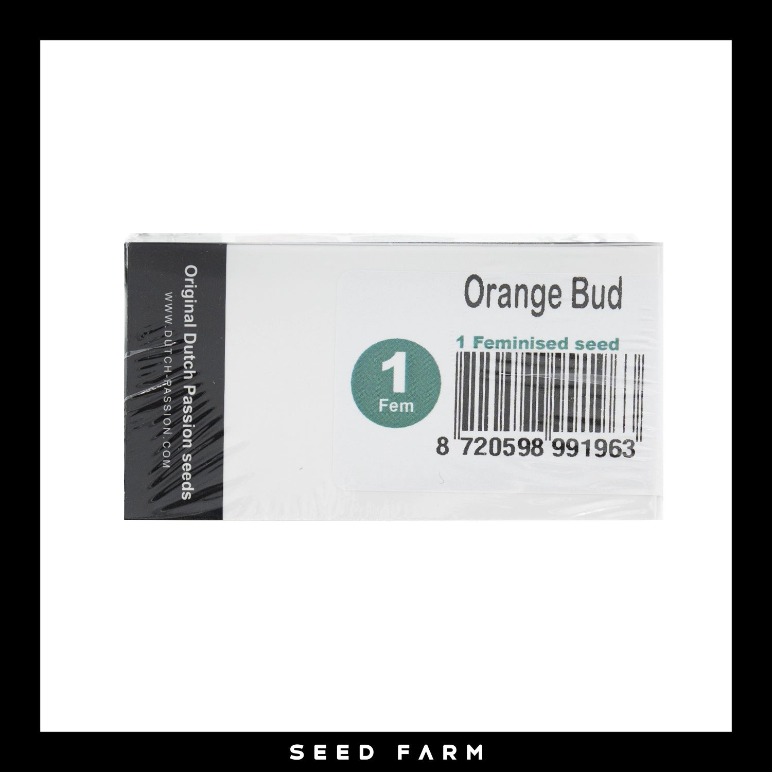 Dutch Passion, Orange Bud, feminisierte Cannabis Samen, 1 Stück, Vorderansicht