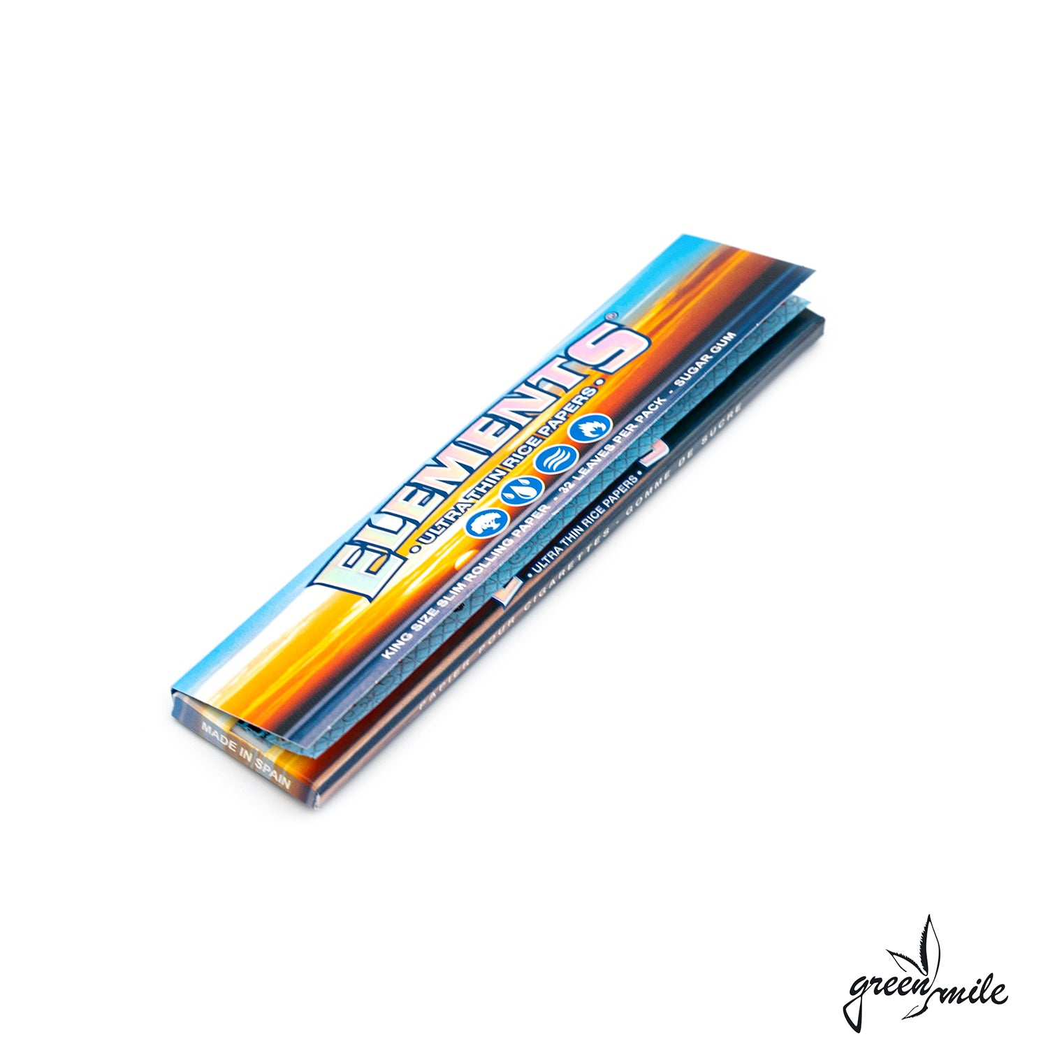 Elements Papers, King Size Slim, Ultra Thin, Seitenansicht