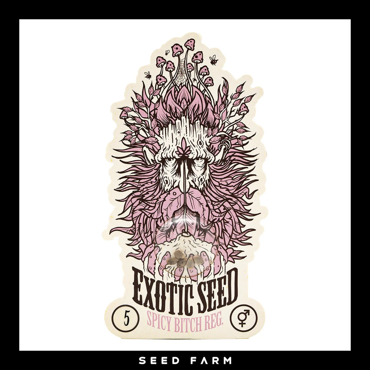 Exotic Seed Spicy Bitch, regular Cannabis Samen, Vorderansicht
