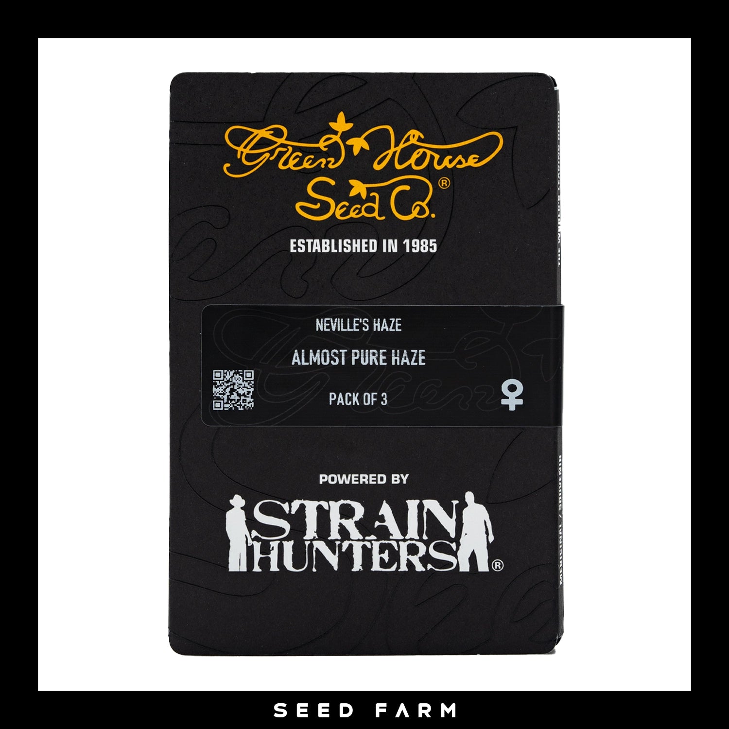 Green House Seed Company, Nevilles Haze, feminisierte Cannabis Samen, 3 Stück, Vorderansicht