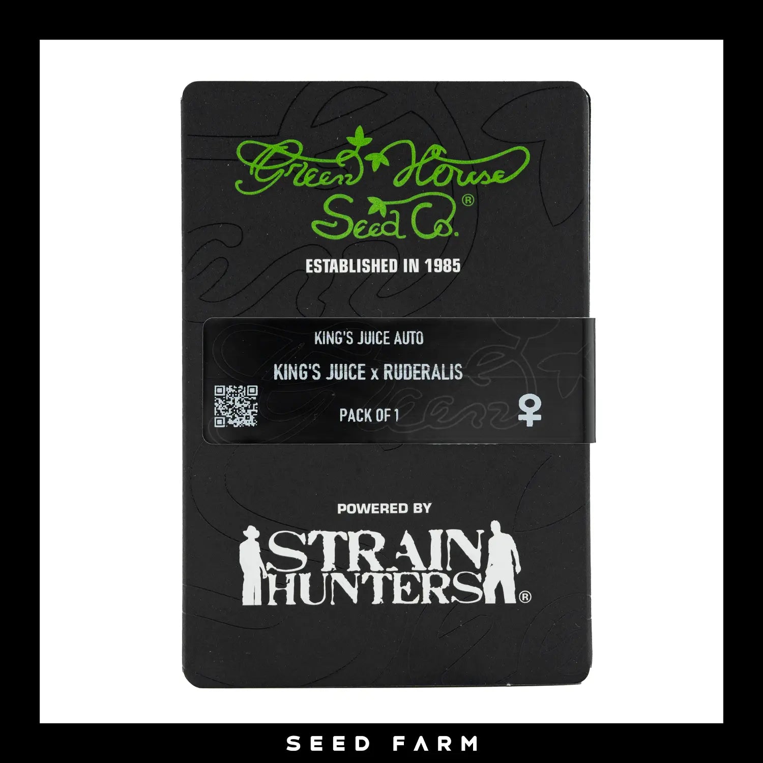 Green House Seeds, Kings Juice, automatische Cannabis Samen, Vorderansicht
