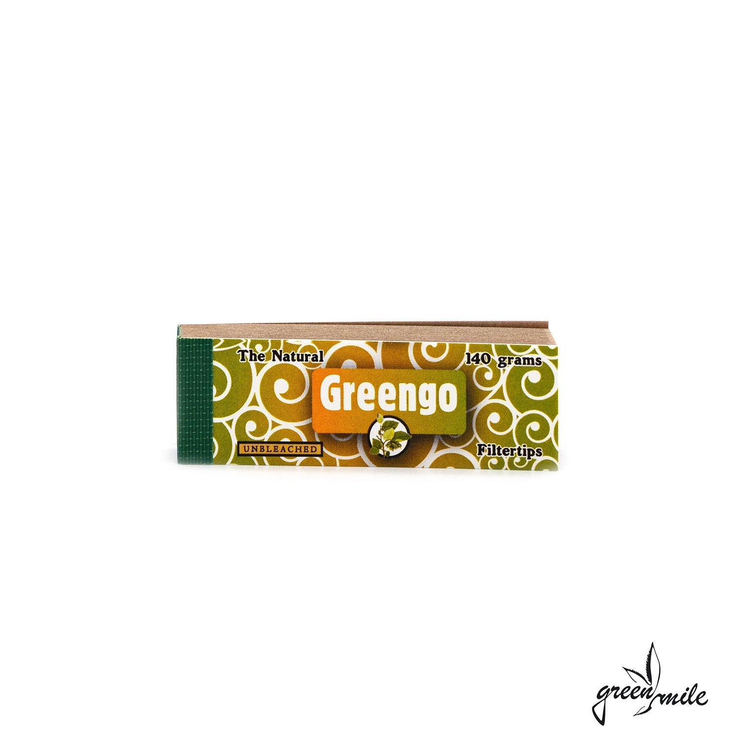 Greengo Filtertips, Ungebleicht, Vorderansicht