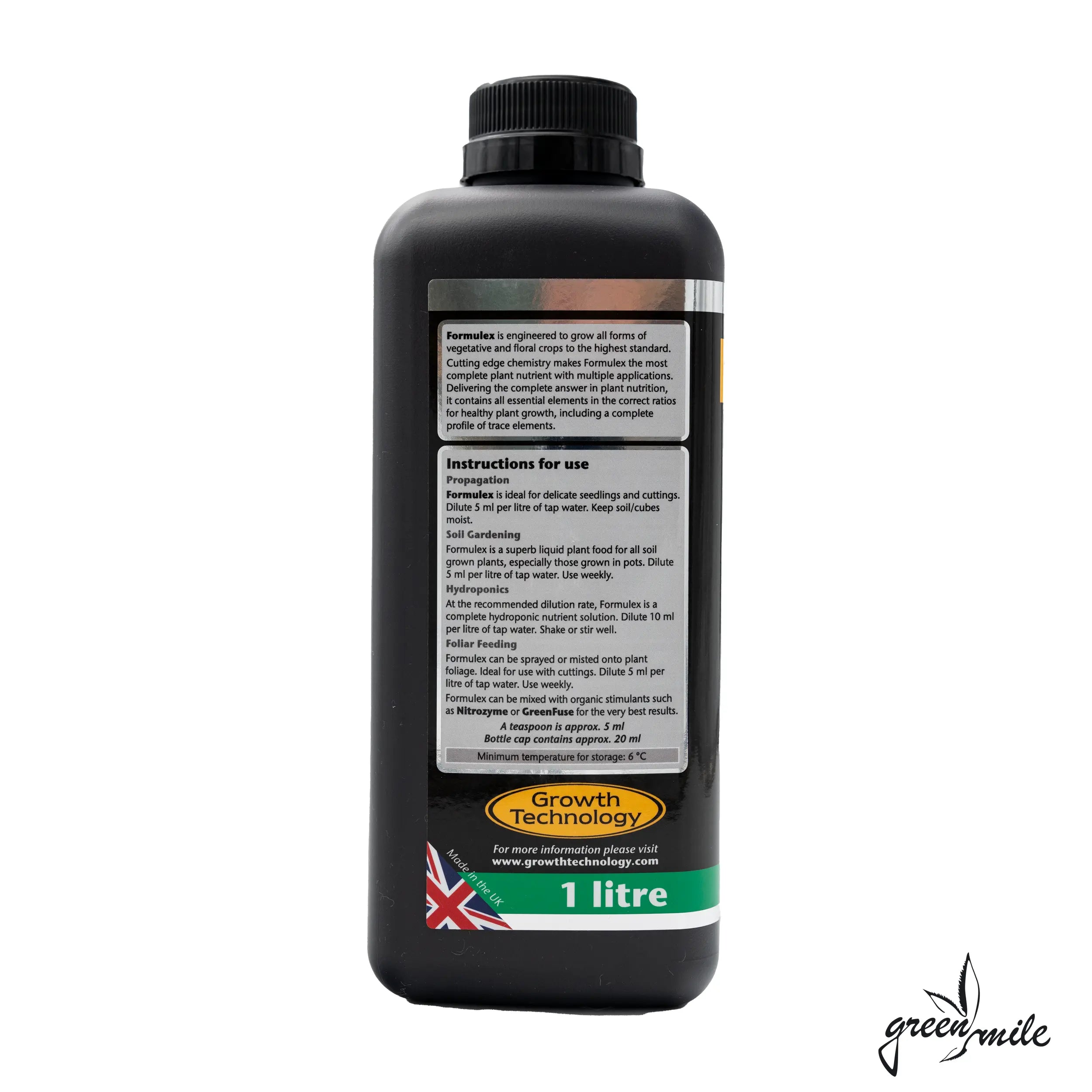 GrowthTechnology, Formulex, 1Liter, Seitenansicht 1