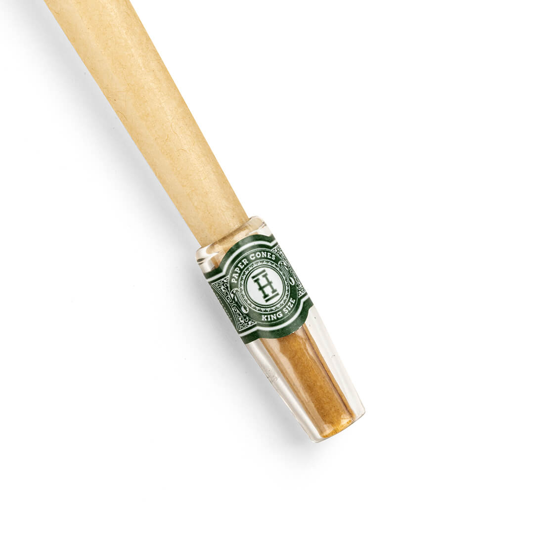 Hemper - KS Brown Paper Cones mit Glastip | 2 Stk.