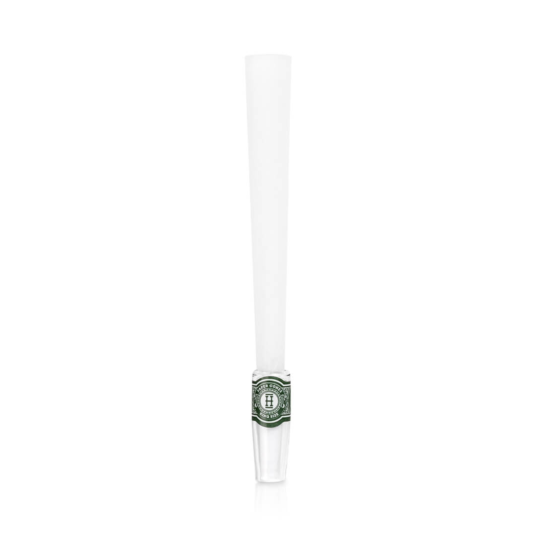 Hemper - KS White Paper Cones mit Glastip | 2 Stk.