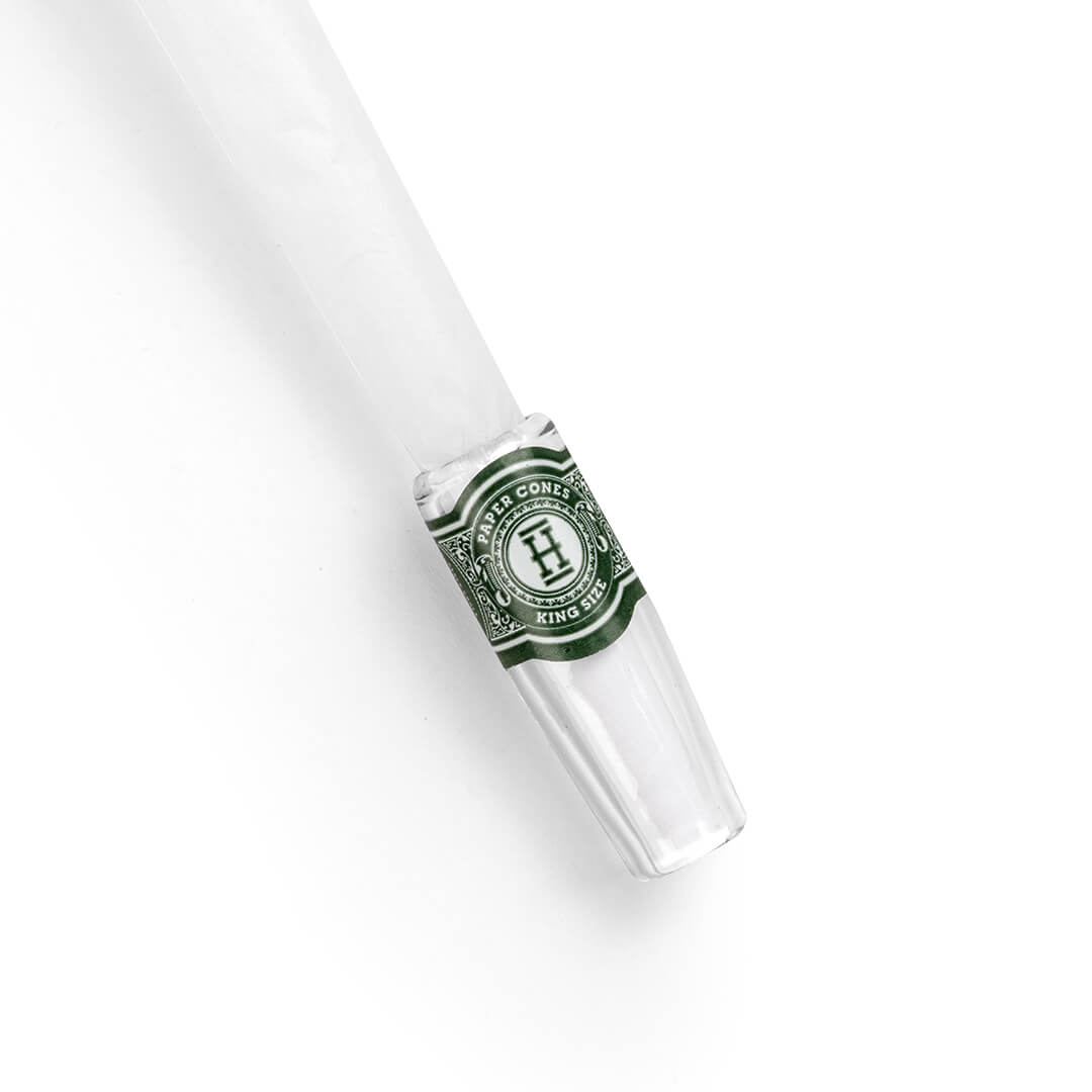 Hemper - KS White Paper Cones mit Glastip | 2 Stk.
