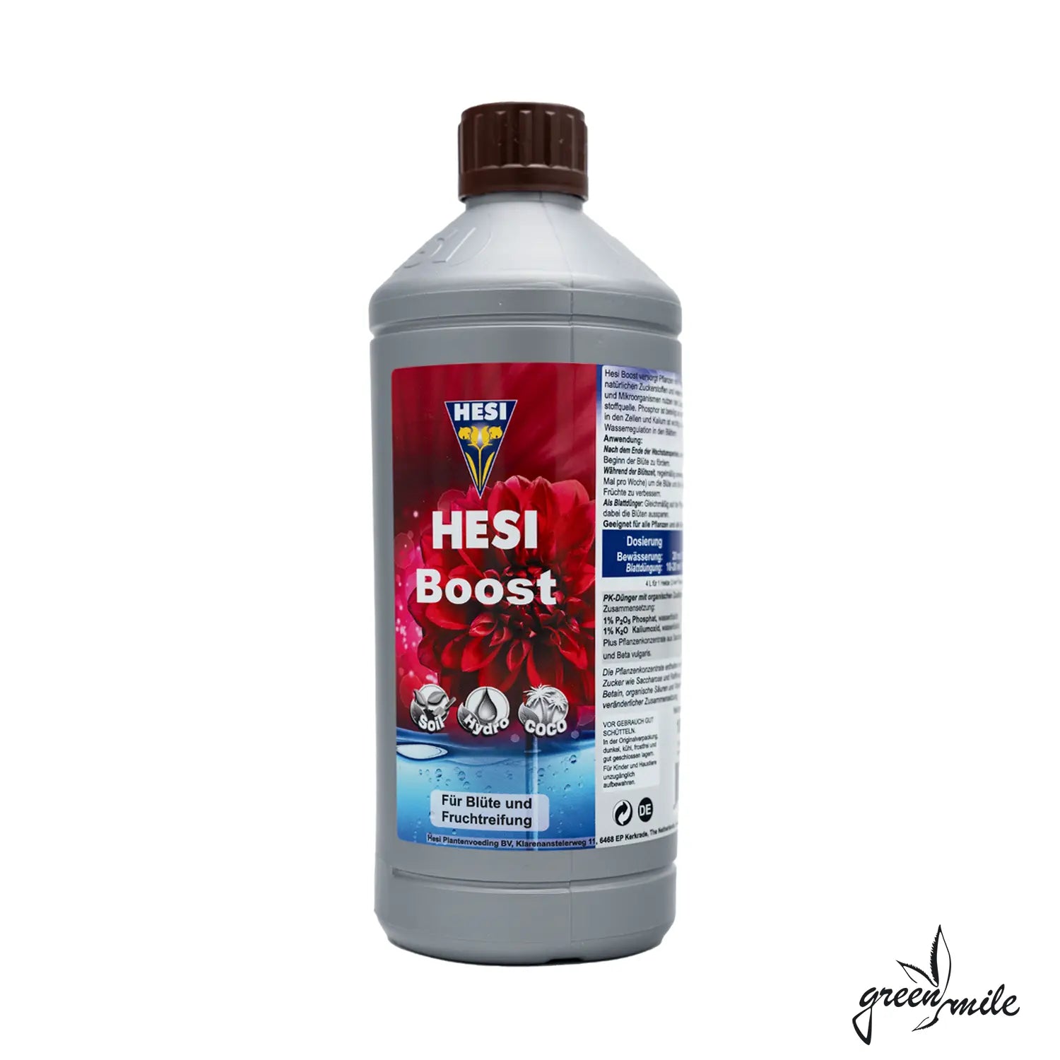 Hesi, Boost, 1l Flasche, Vorderansicht