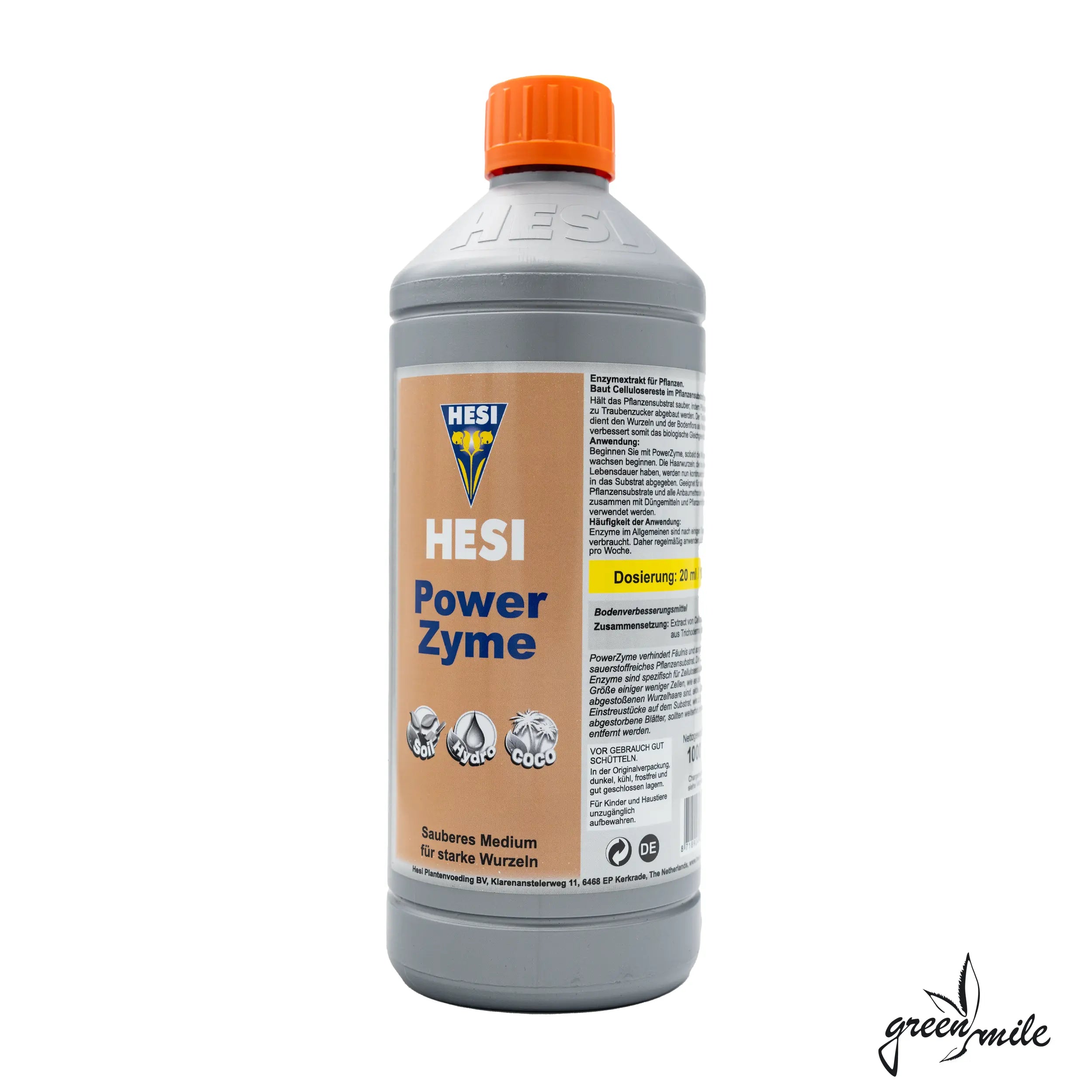Hesi, Powerenzyme, 1 Liter, Vorderansicht
