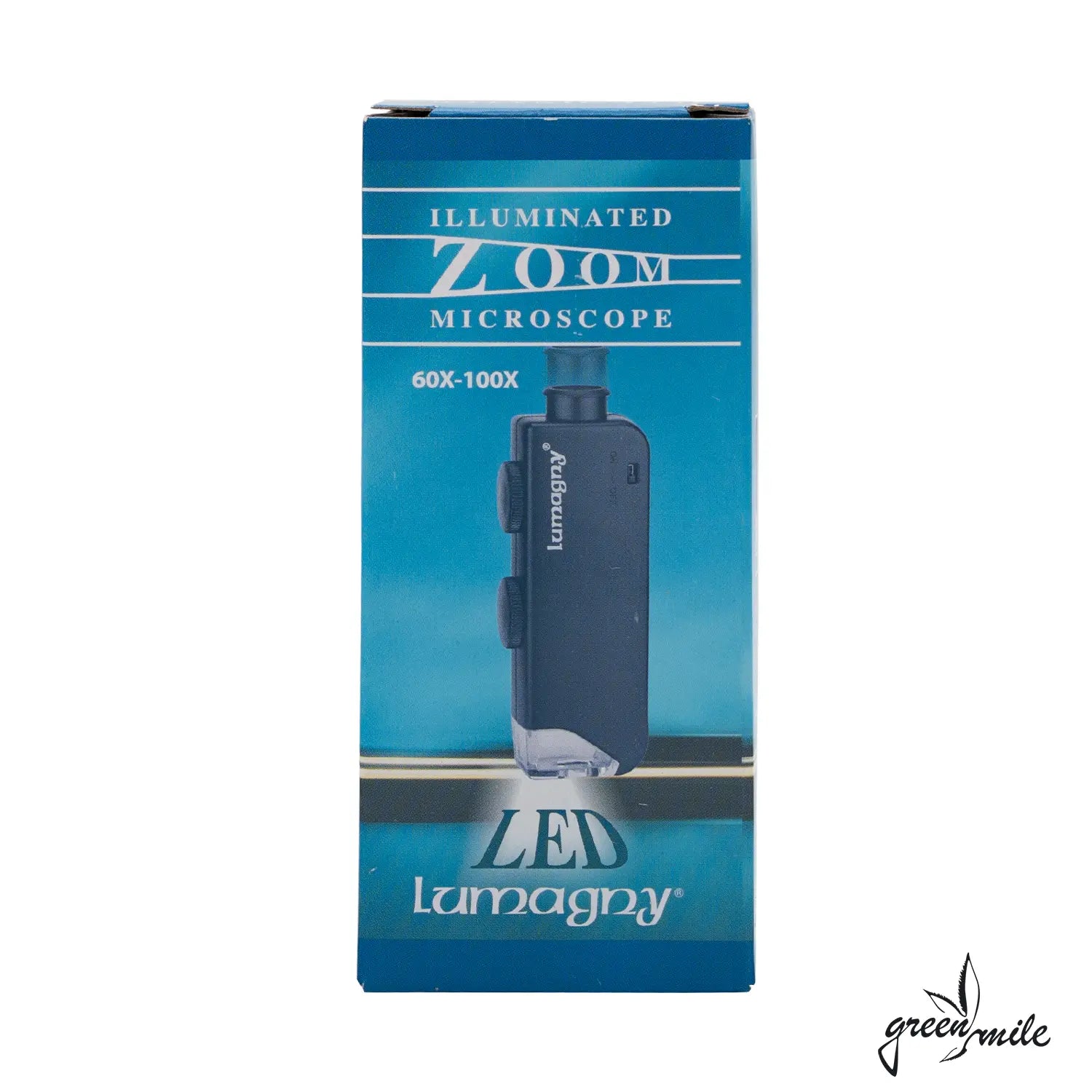 Lumagny, LED Mikroskop, 60x-100x, Verpackung, Vorderansicht