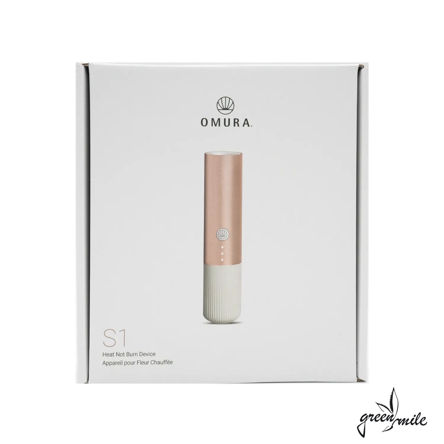 Omura S1, Complete Set inkl Home Filling System, Rosa, Verpackung, Vorderansicht