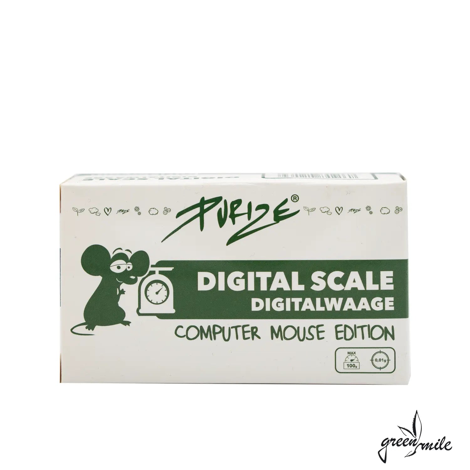 Purize, Digitalfeinwaage, Computer Mouse Edition, Verpackung, Vorderansicht