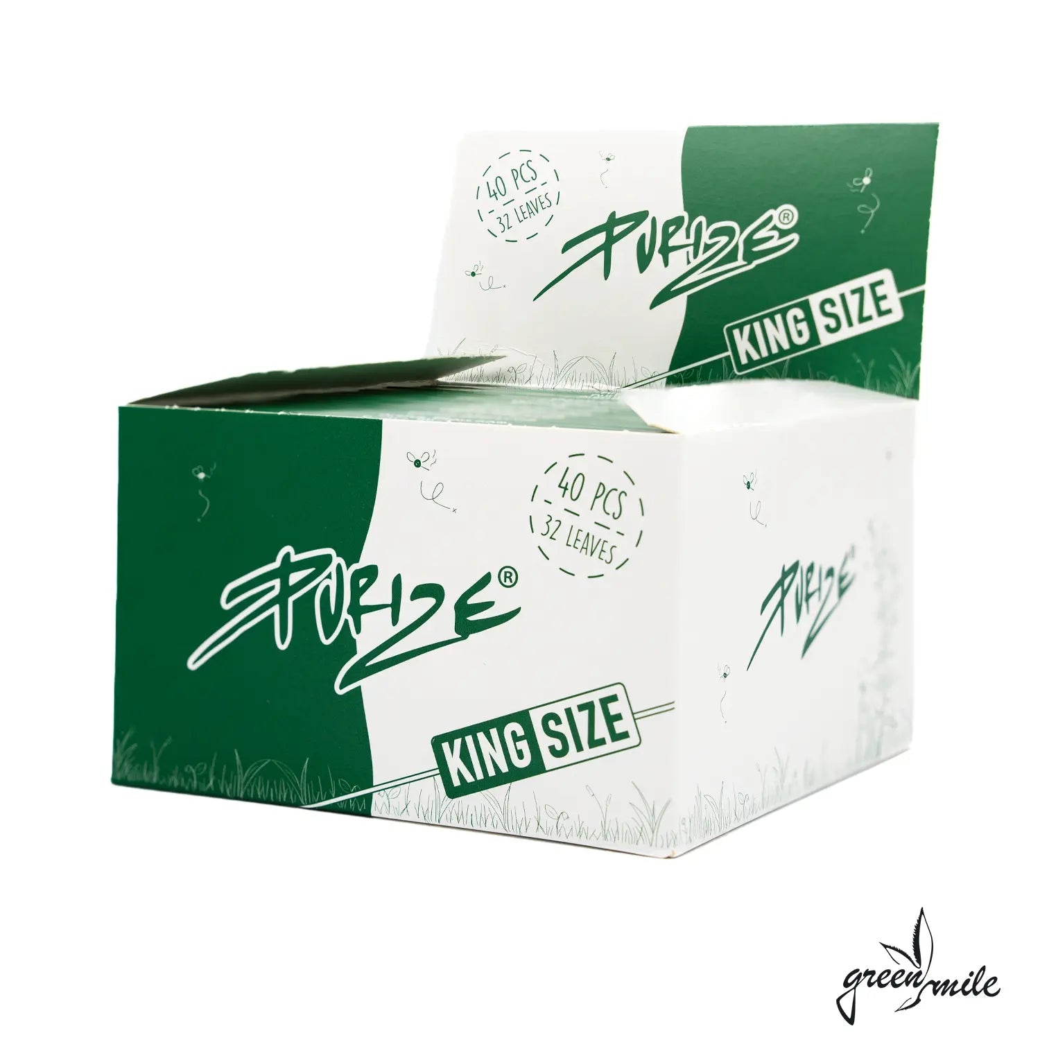 Purize Papers, King Size Wide, Ultra Thin, Unbleached, Blister, Vorderansicht