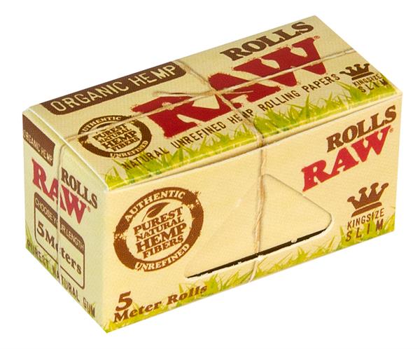 RAW Organic Hemp - KS Slim Rolls 5m