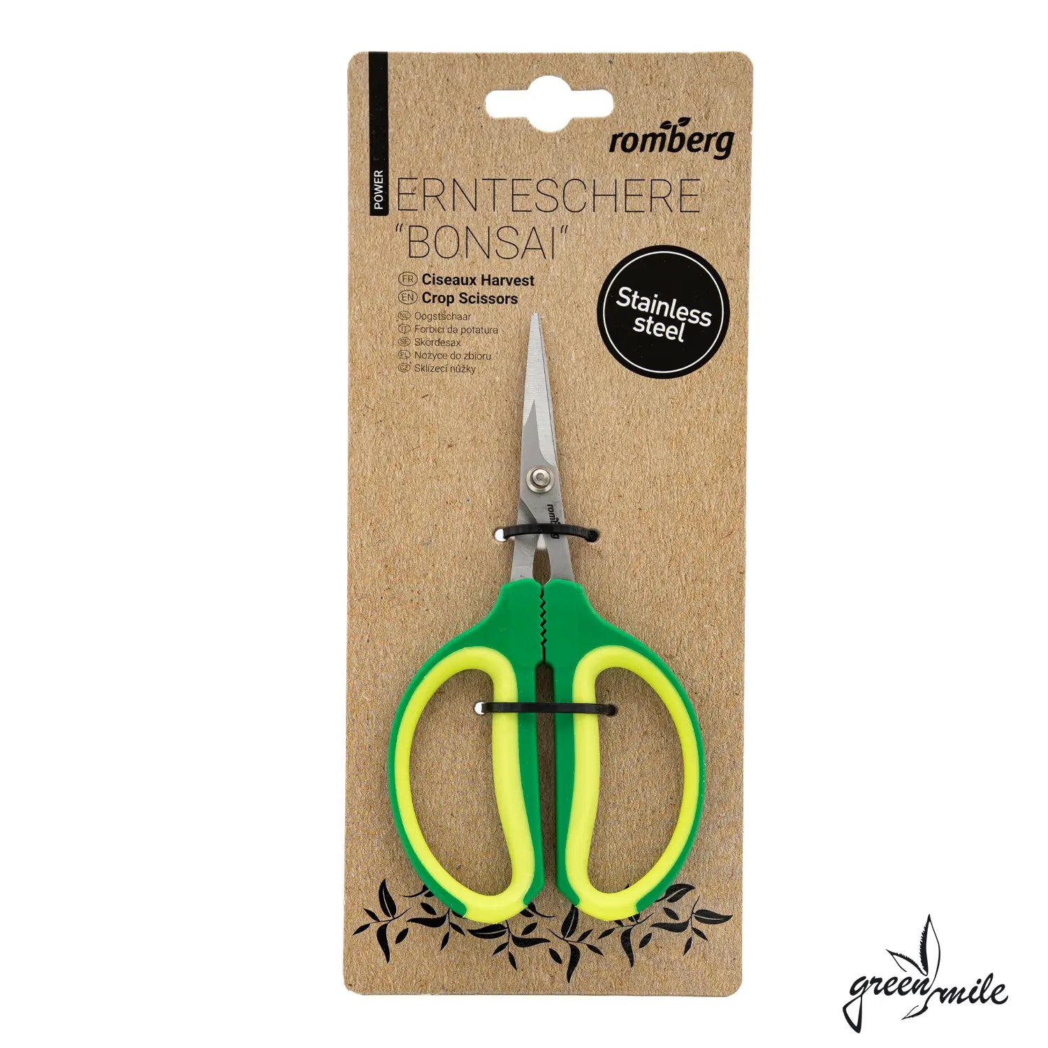 Romberg, Ernteschere, Bonsai, Vorderseite