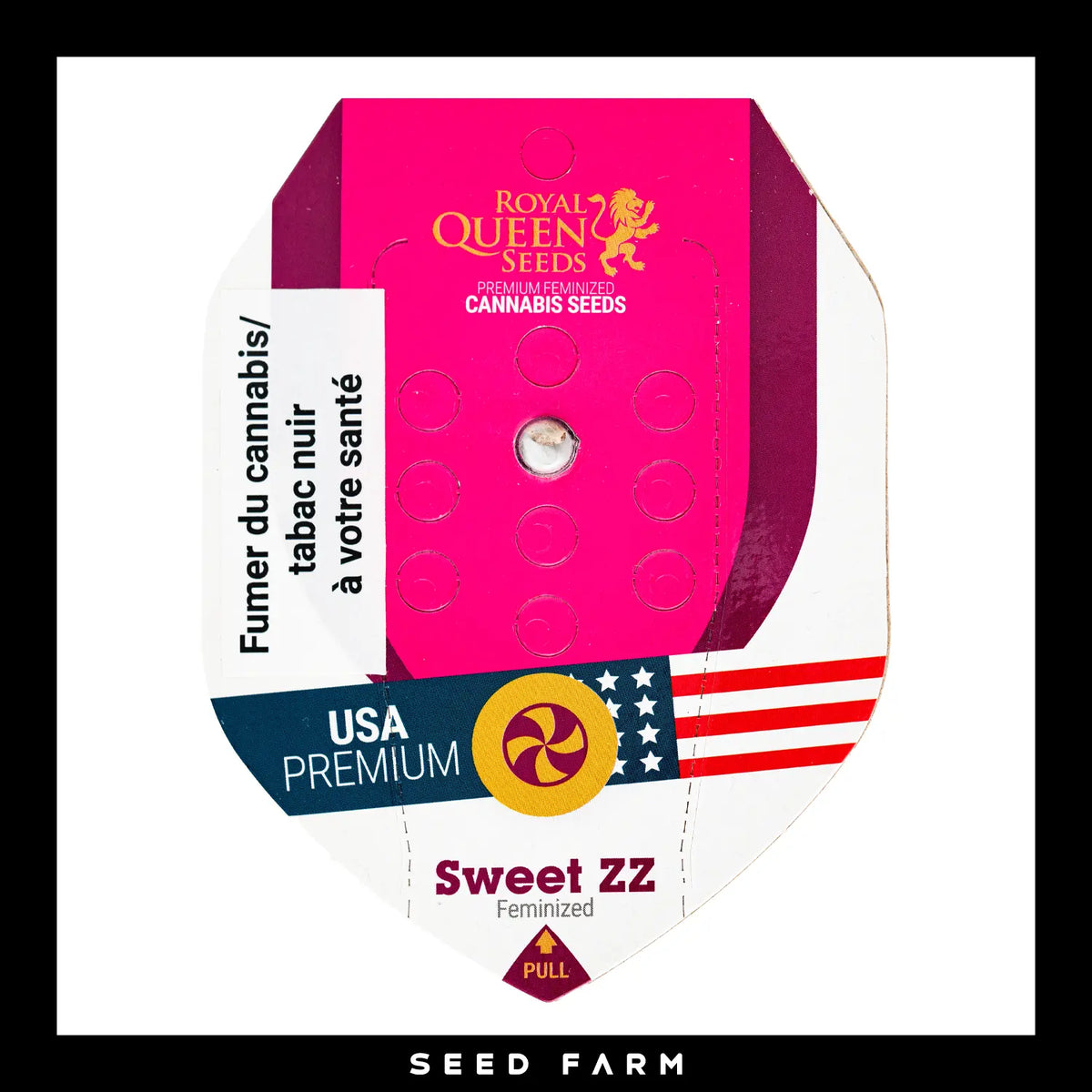 Royal Queen Seeds Sweet ZZ, feminisierte Cannabis Samen, 1 Stück, Vorderansicht