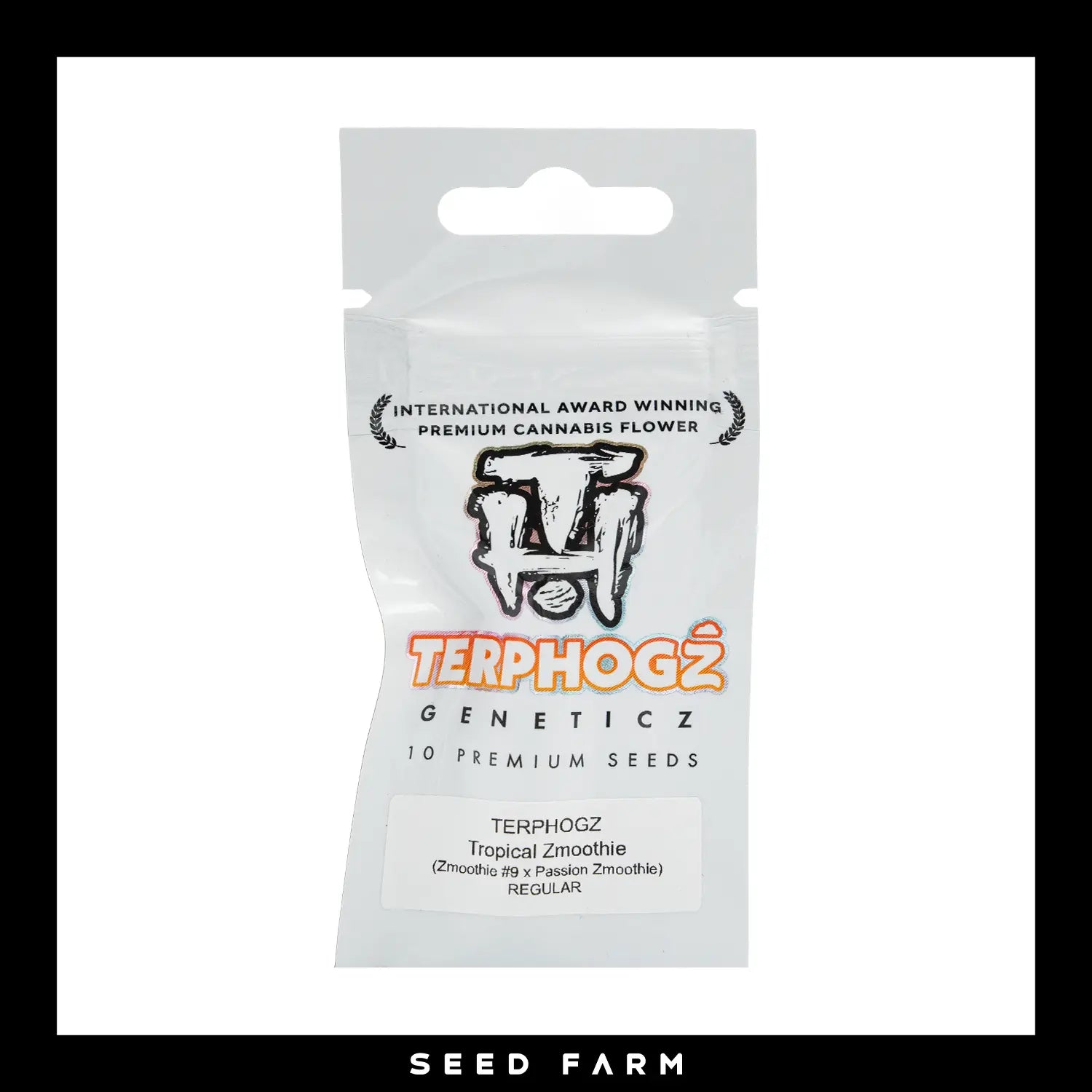 Terphogz, Troipical Zmoothie, Regular, 10 Seeds, Verpackung, Vorderansicht