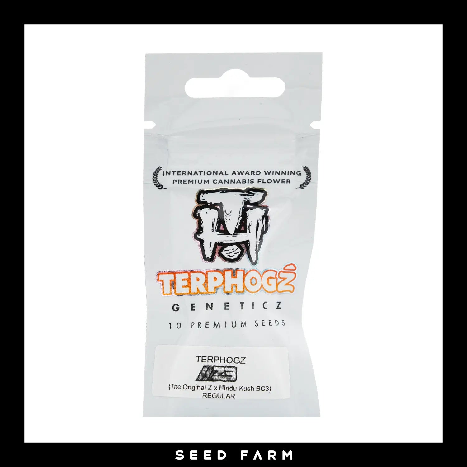 Terphogz, z3, Regular, 10 Seeds, Verpackung, Vorderansicht