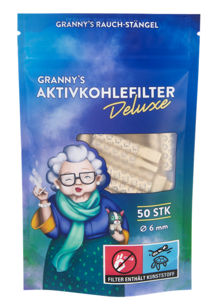 GRANNYS Weed Deluxe - Aktivkohlefilter 6mm Ø | 50er