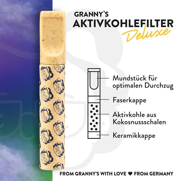 GRANNYS Weed Deluxe - Aktivkohlefilter 6mm Ø | 50er