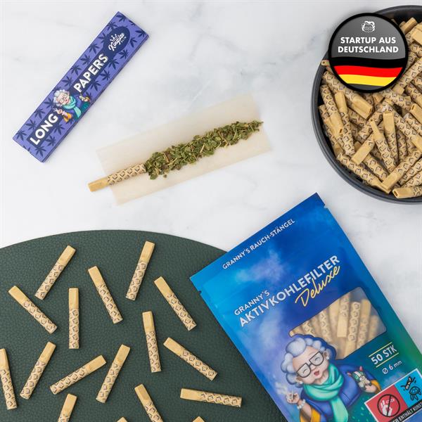 GRANNYS Weed Deluxe - Aktivkohlefilter 6mm Ø | 50er