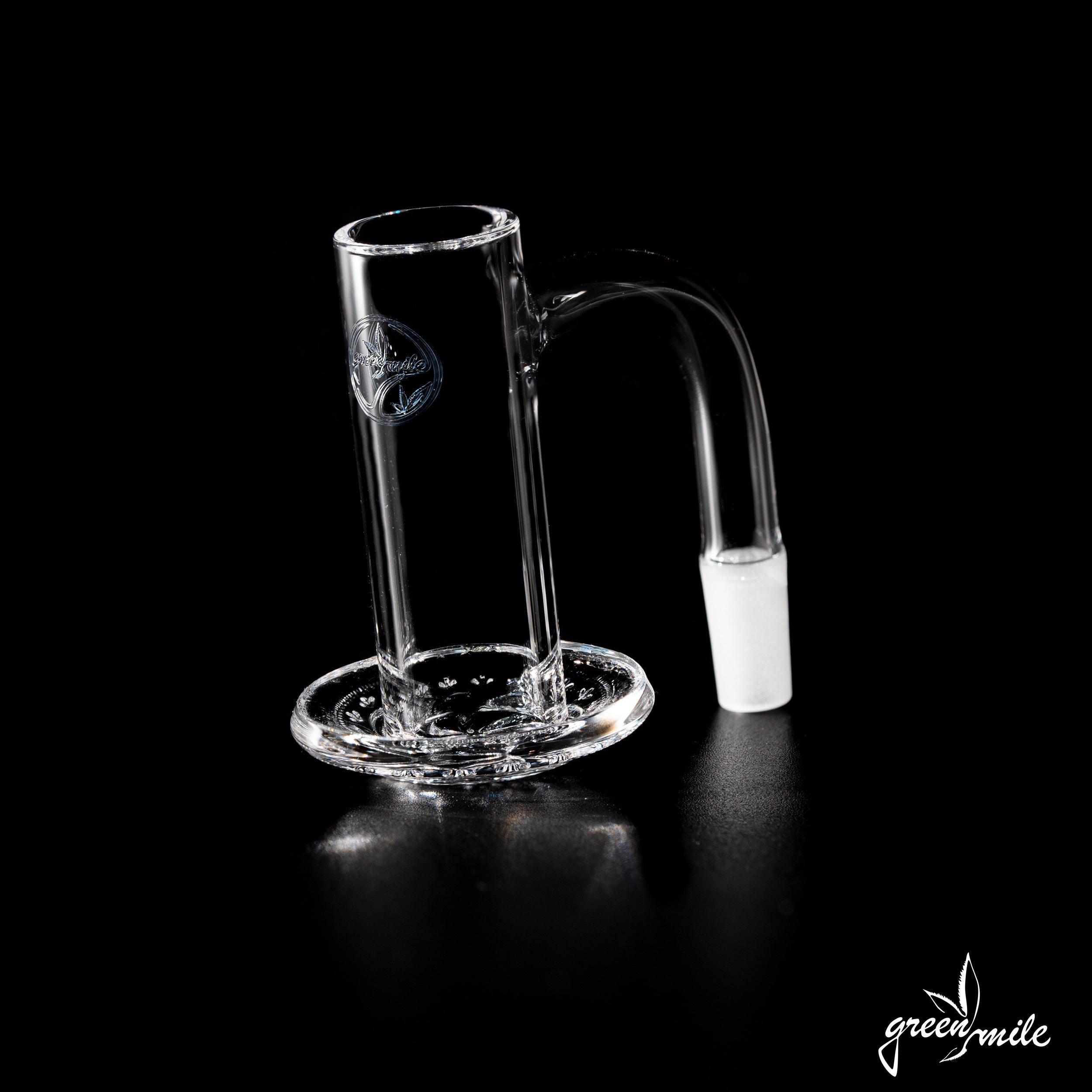 high quality Blender quartz dabbing Quartzglas 710 Extraktion Extracts Rosin Dab 10mm male 20mm bucket Green Mile front