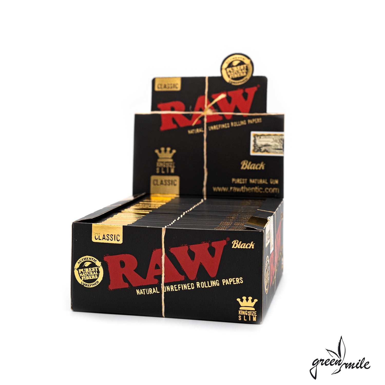 Raw Classi Black King Size Slim Blister Seitenansicht