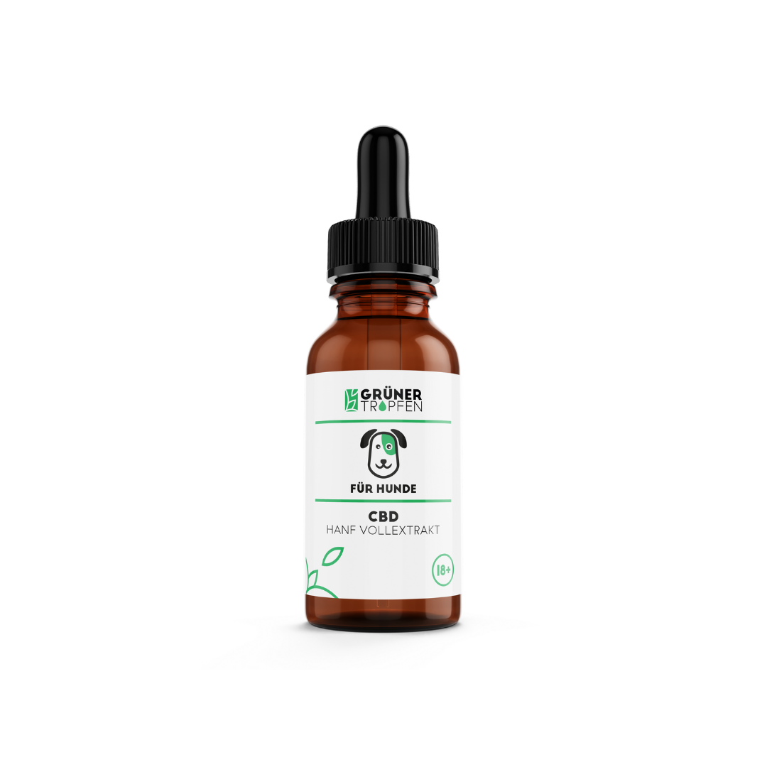 Grüner Tropfen - Premium CBD Öl THC frei Fish Flavour Dogs 10 % 10ml