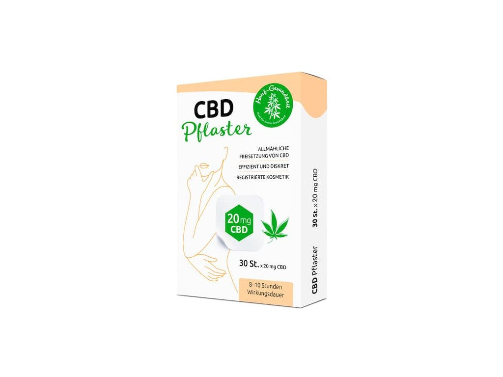 Hanf Gesundheit - CBD Pflaster | 20mg 30 Stk.
