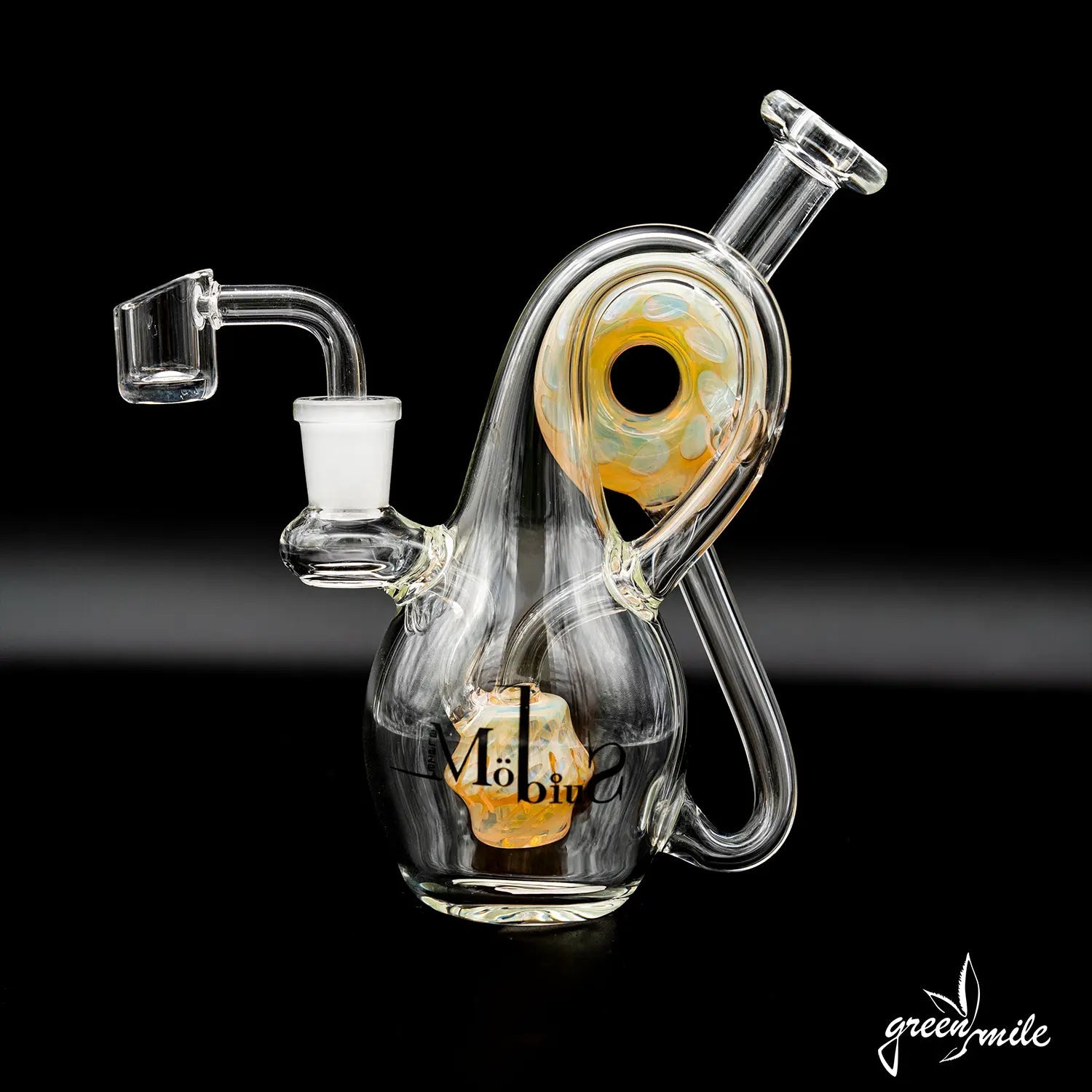 möbius rig pfeife borosilikat glas quartz