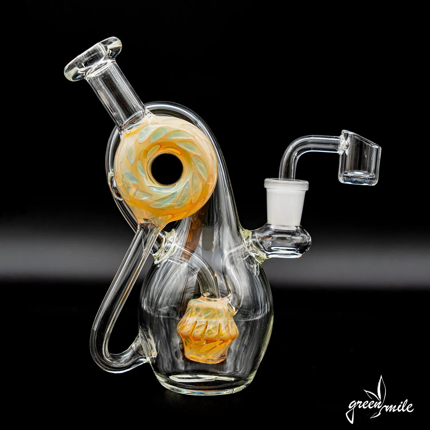 vapes and dabbs möbius rig pfeife borosilikat glas quartz