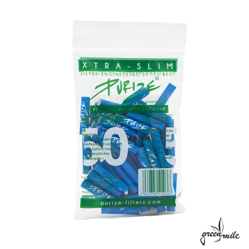 Purize Aktivkohlefilter Xtra Slim 50er Verpackung Blau