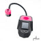 Frontansicht Dab Rite Pro Silikon Replacement Cover "Electric Pink" pink montiert 710 Terp Thermometer
