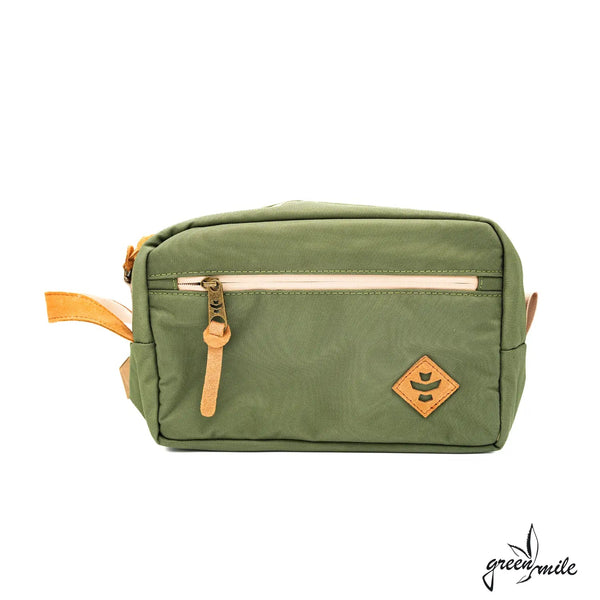 Revelry Supply - Stowaway - Smell Proof Bag Green 5L Frontansicht